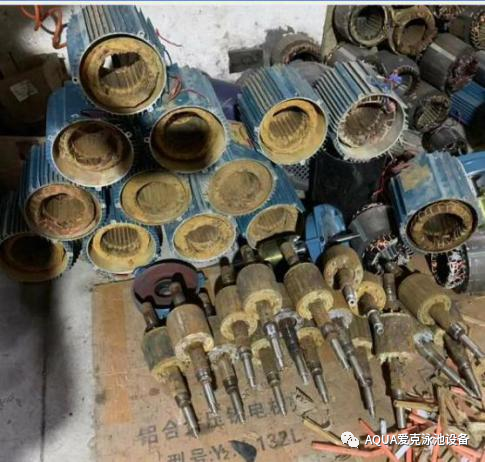 水泵泡水后的電機 水泵泡水后的電機