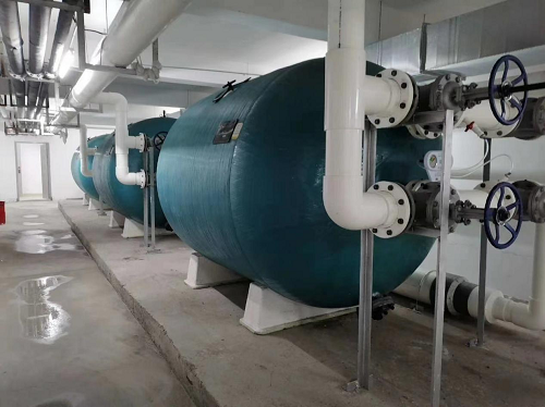 泳池水處理設(shè)備之臥式過濾砂缸 泳池水處理設(shè)備之臥式過濾砂缸