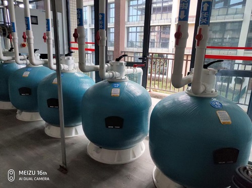 泳池設備之過濾砂缸實拍